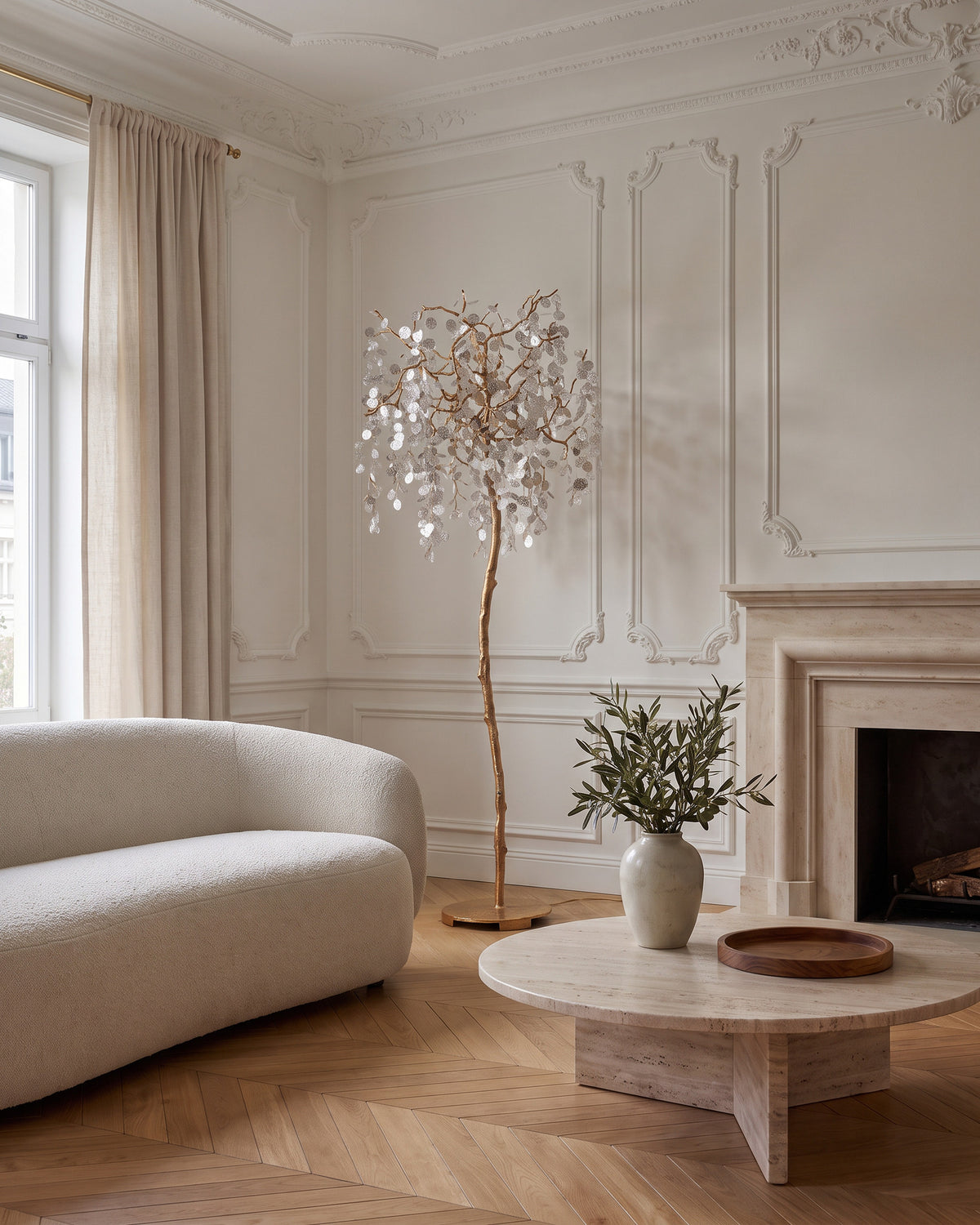 Lampadaire Saule de jour, éteint