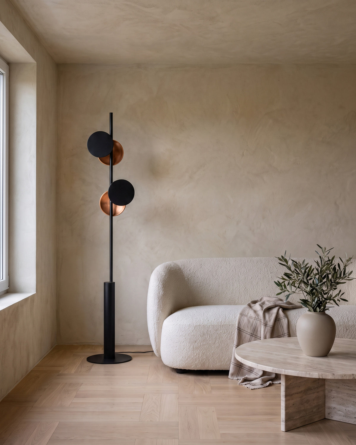 Lampadaire Phases de jour, éteint