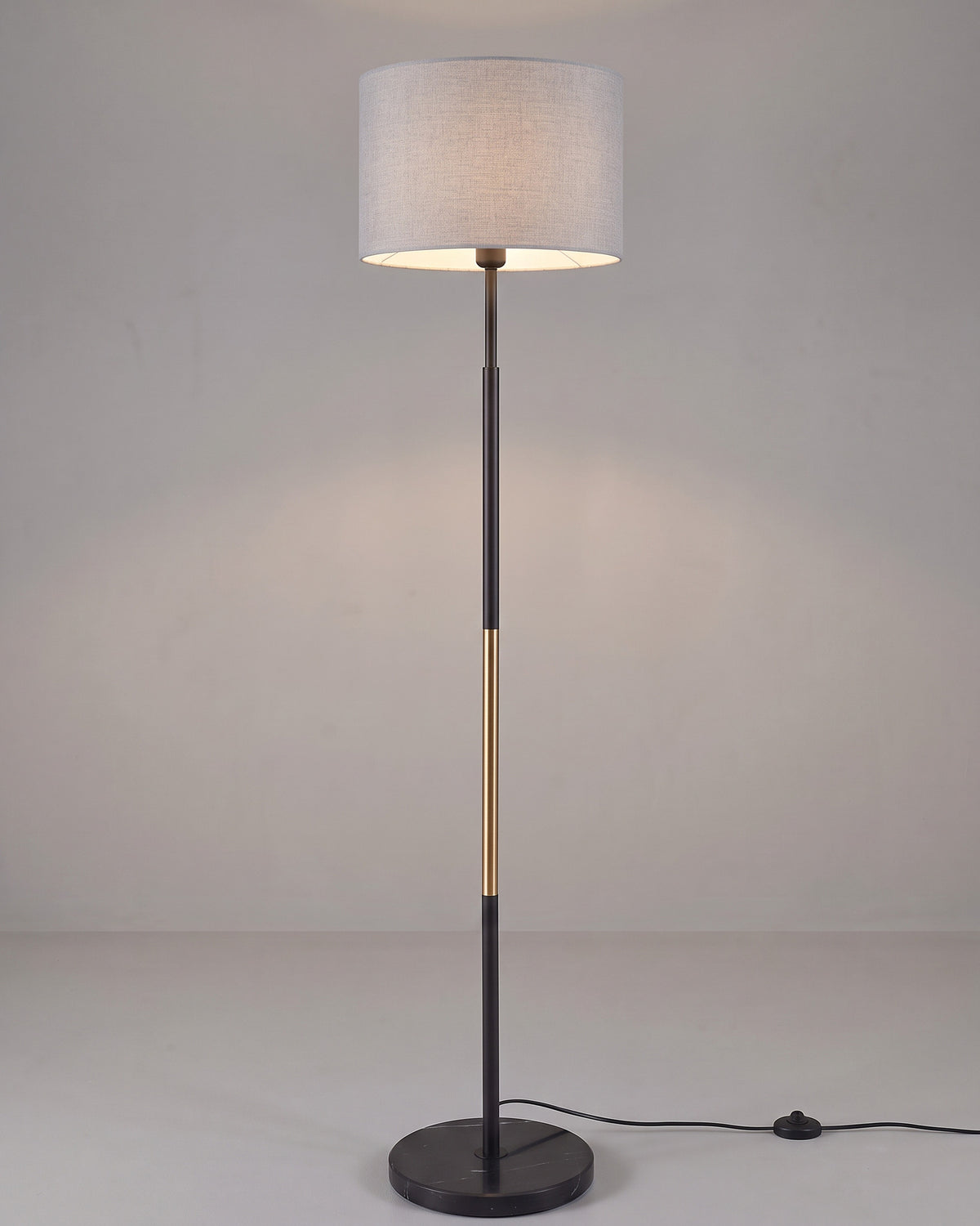 Lampadaire Gracile, abat gris
