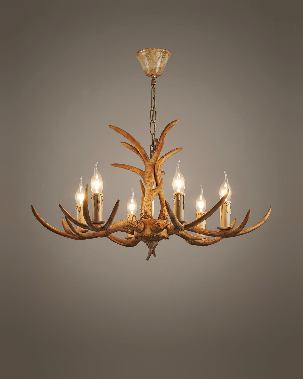 Lustre Ramure, allumé, photo studio