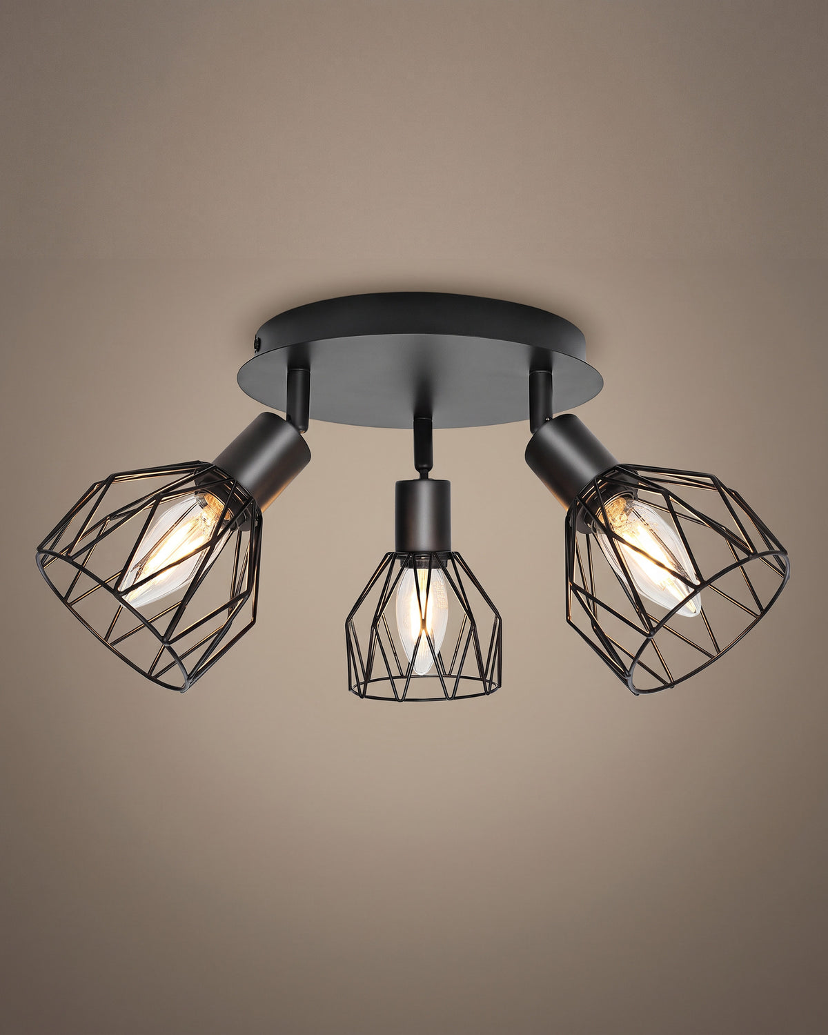 Plafonnier Scène, allumé, photo studio