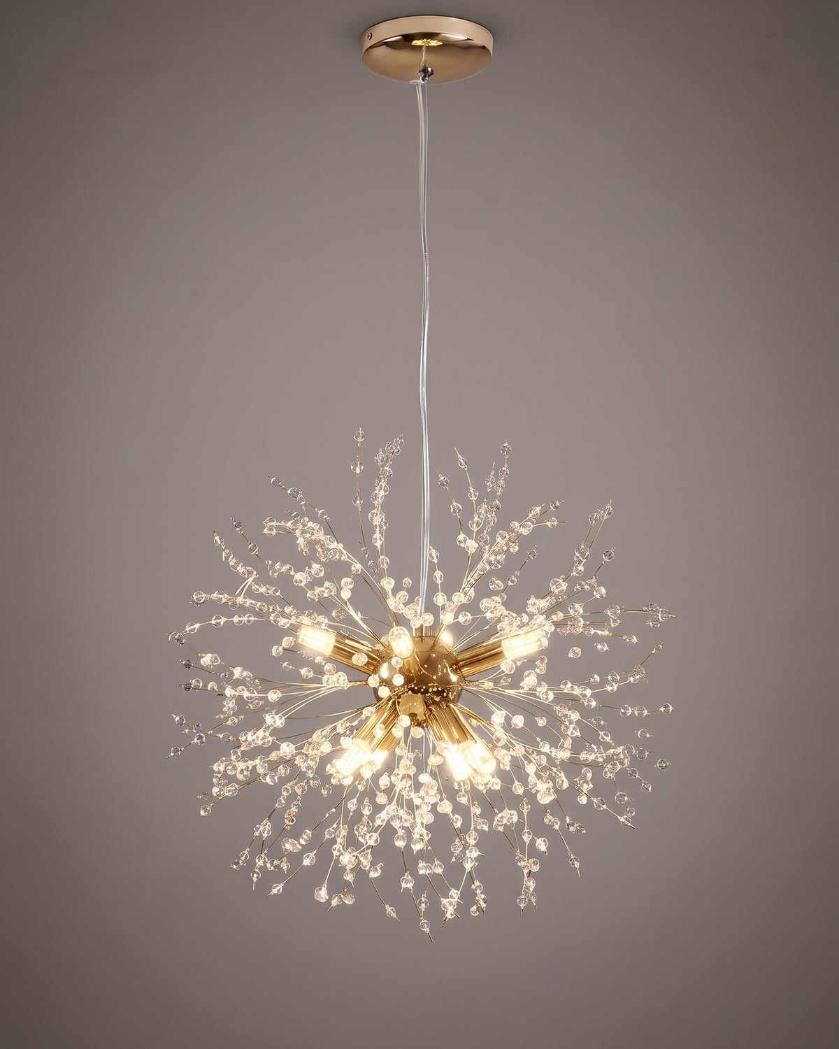 Lustre Aigrette vu de dessous
