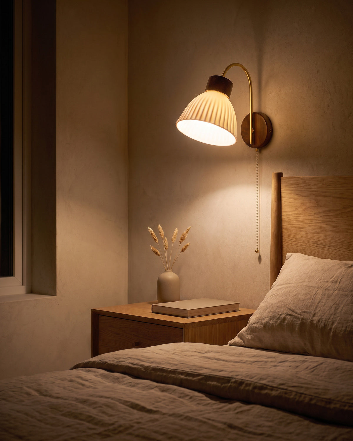 Applique Chevet allumé de nuit