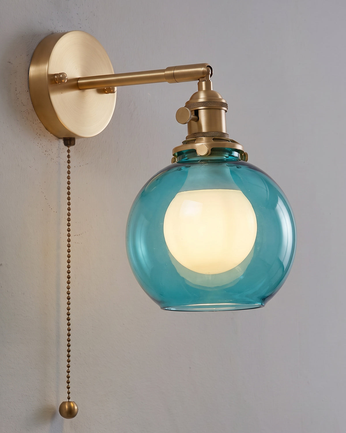Applique Sérénade, globe bleu