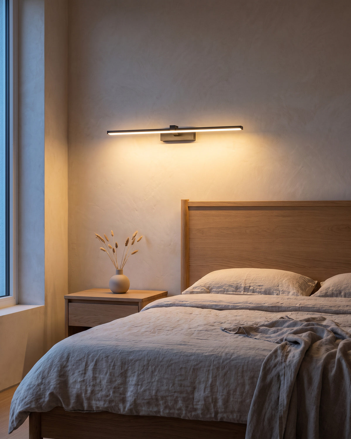 Applique Réglette dans une autre ambiance, allumé