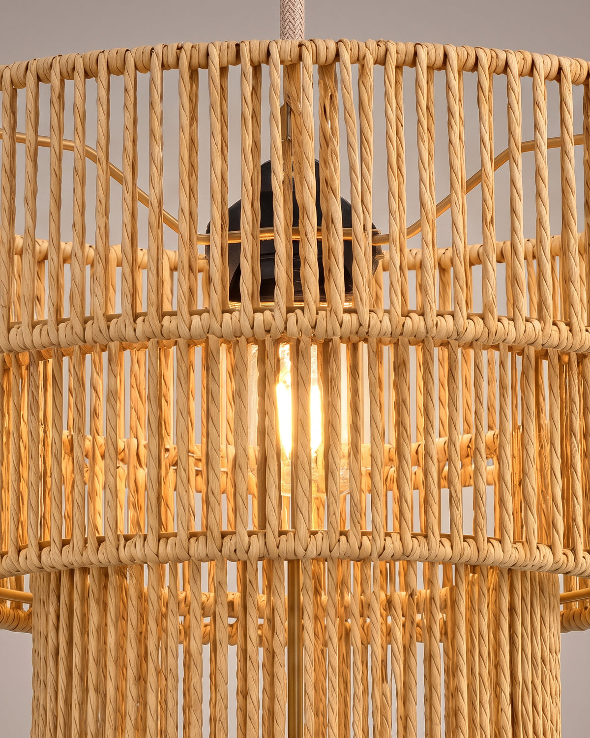 Suspension Cascade : détail technique : le départ du câble