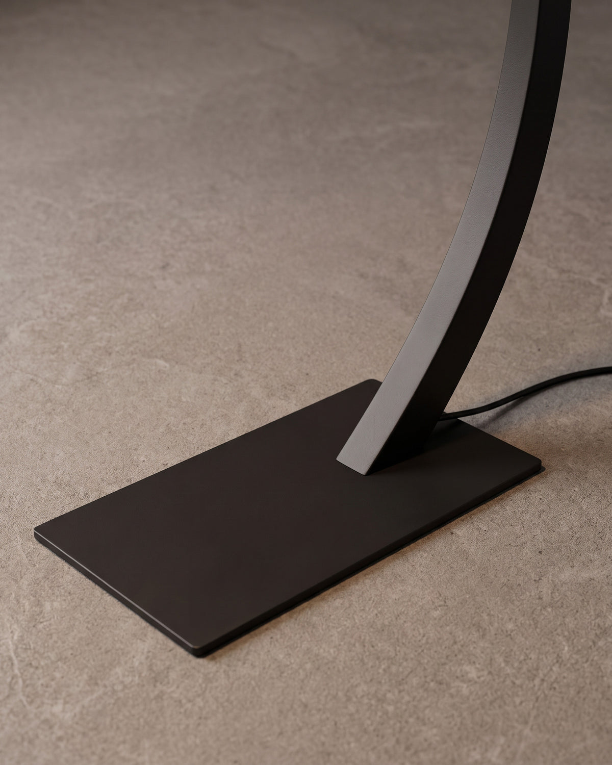Lampadaire Croissant : détail de construction