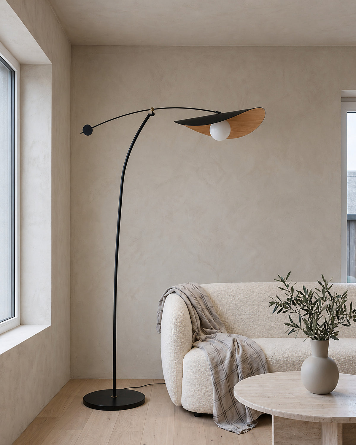 Lampadaire Balancier de jour, éteint