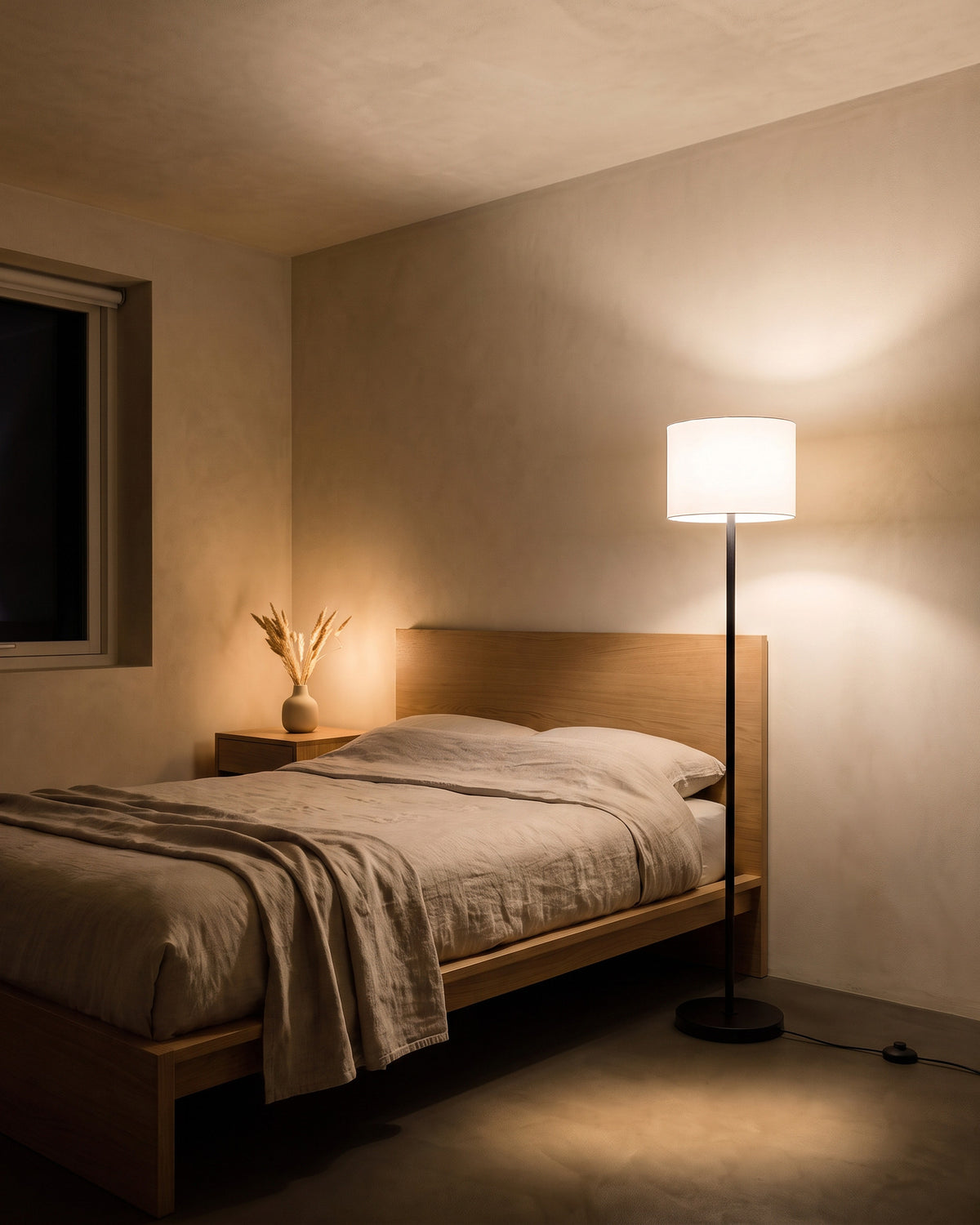 Lampadaire Pilier allumé de nuit