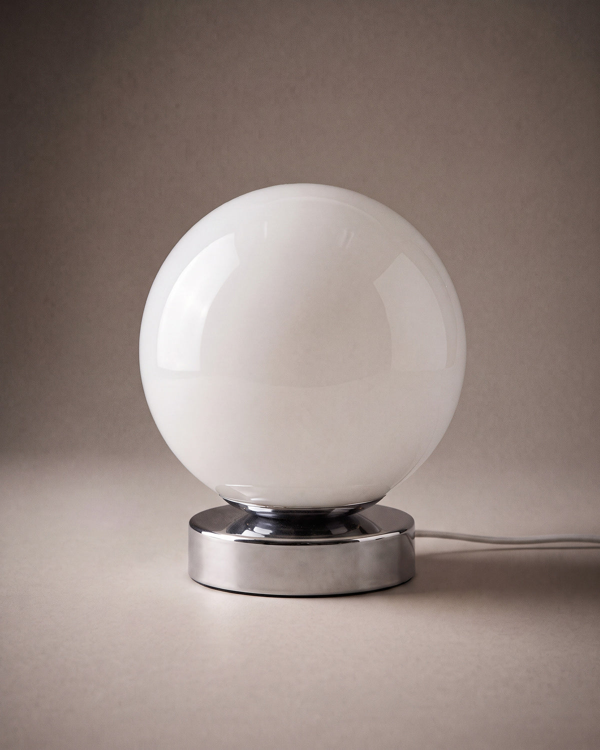 Lampe de table Pleine Lune, blanc