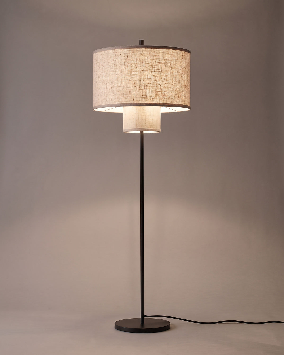 Lampe de table Duplex, finition lampadaire 155