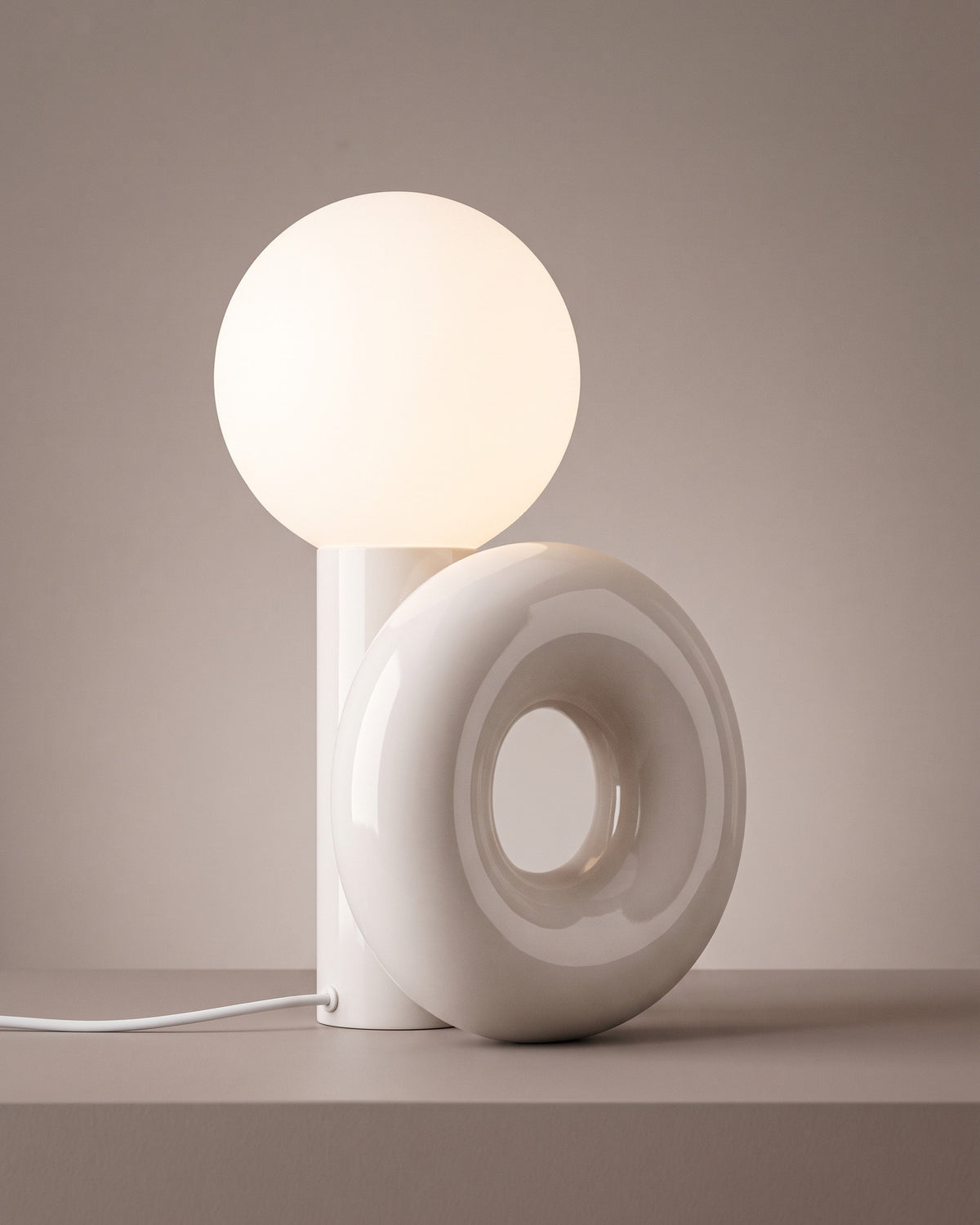 Lampe de table Volute vue sous un autre angle