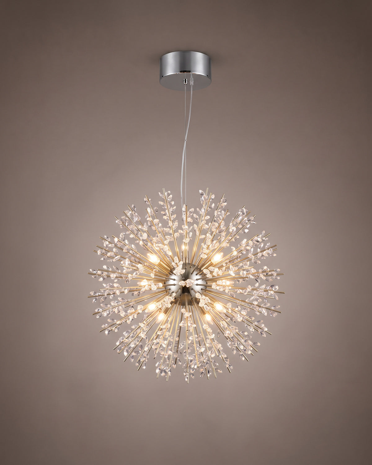 Lustre Éclat, finition chrome