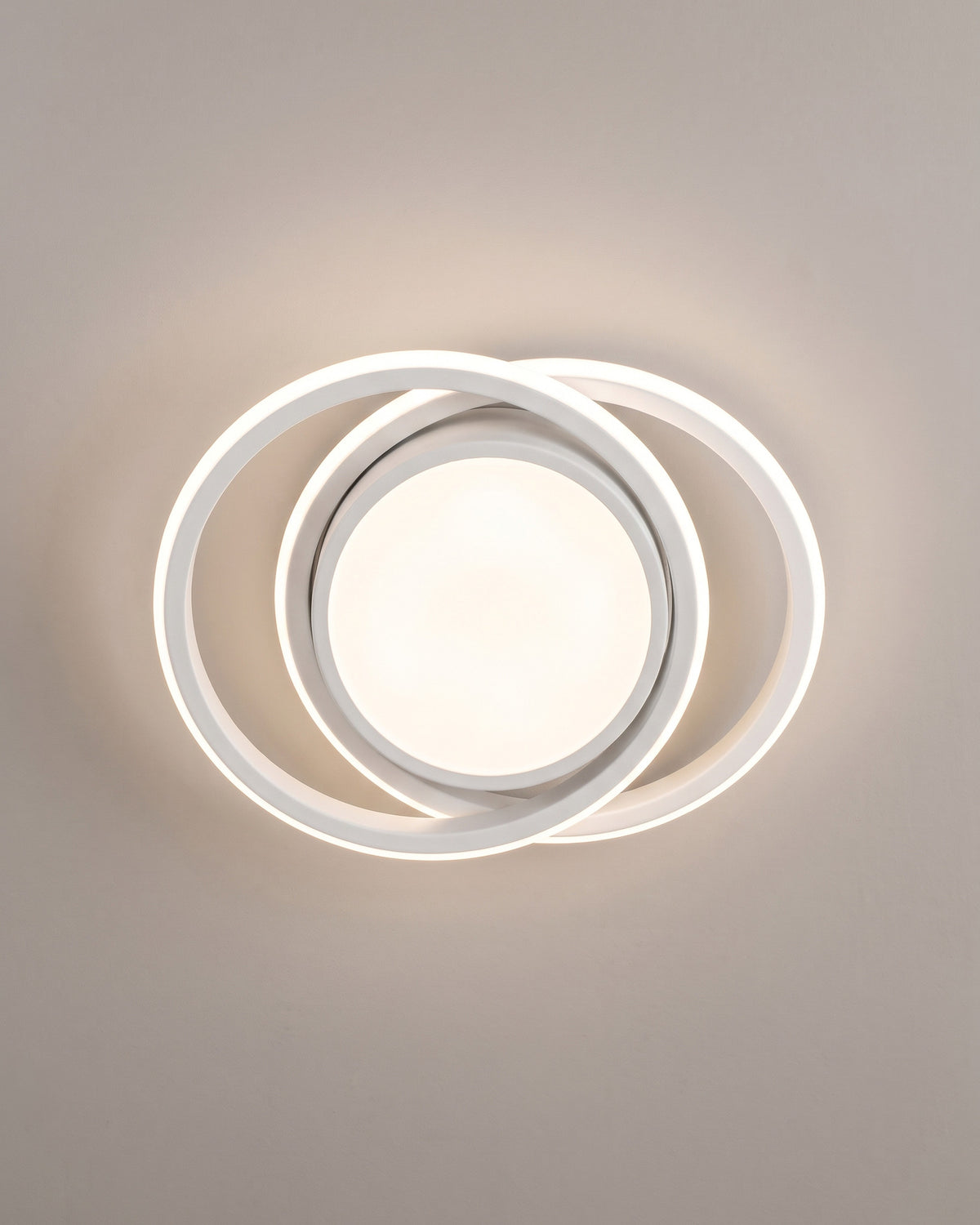 Plafonnier Lunule vu sous un autre angle