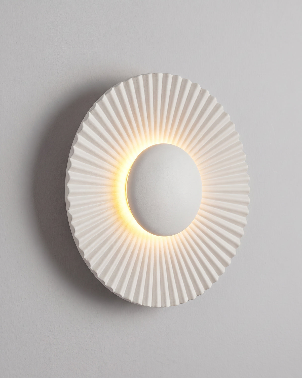 Applique Soleil, blanc