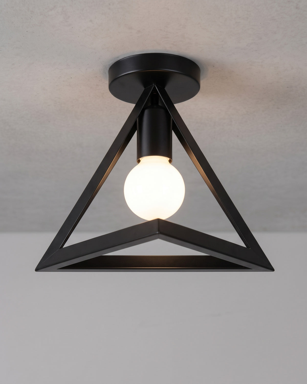 Plafonnier Origami vu sous un autre angle