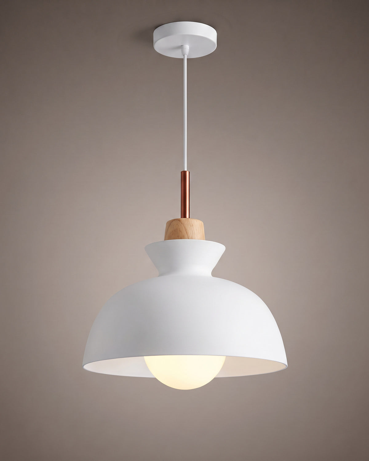 Suspension Sauge, blanc