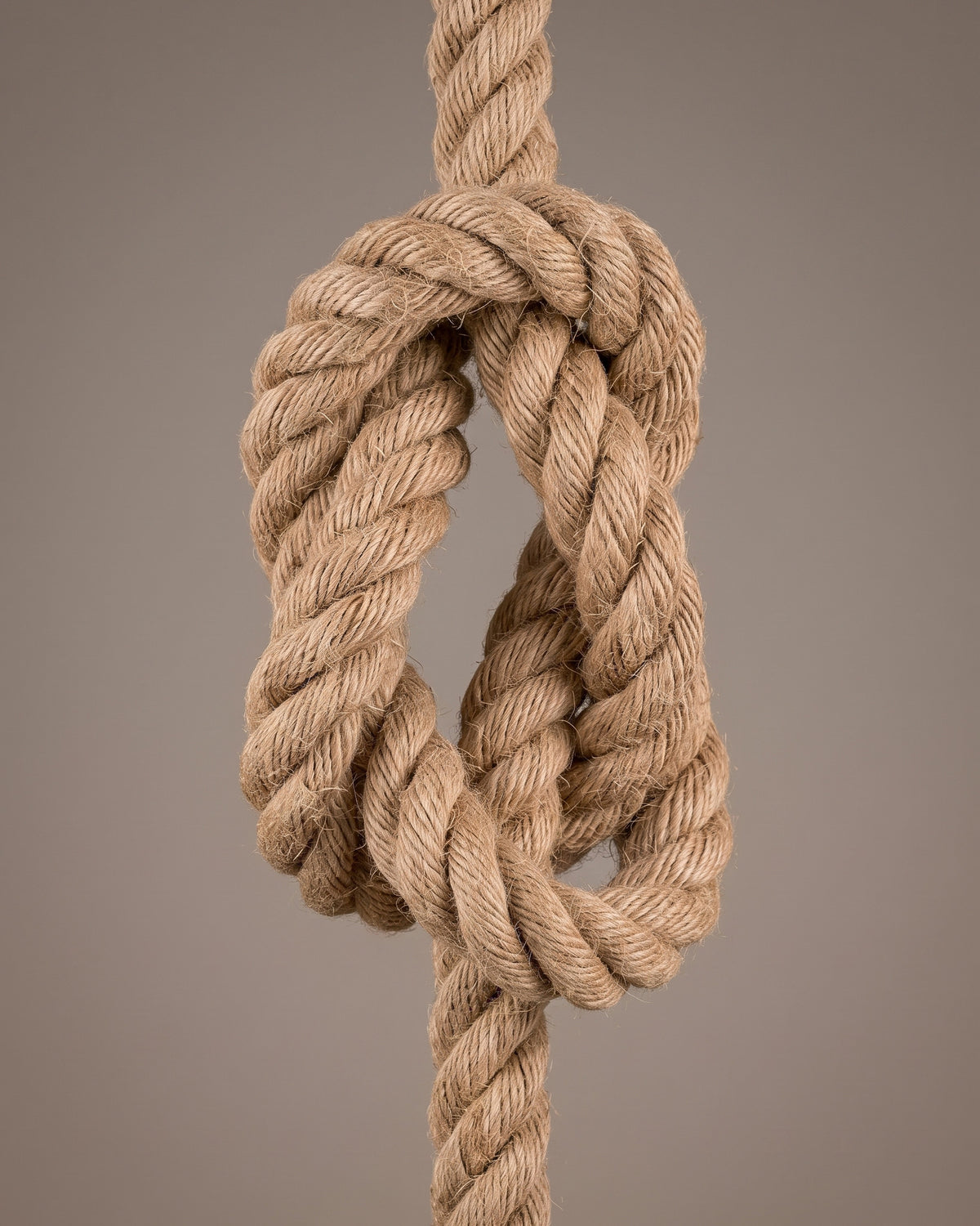 Suspension Amarre : détail du nœud