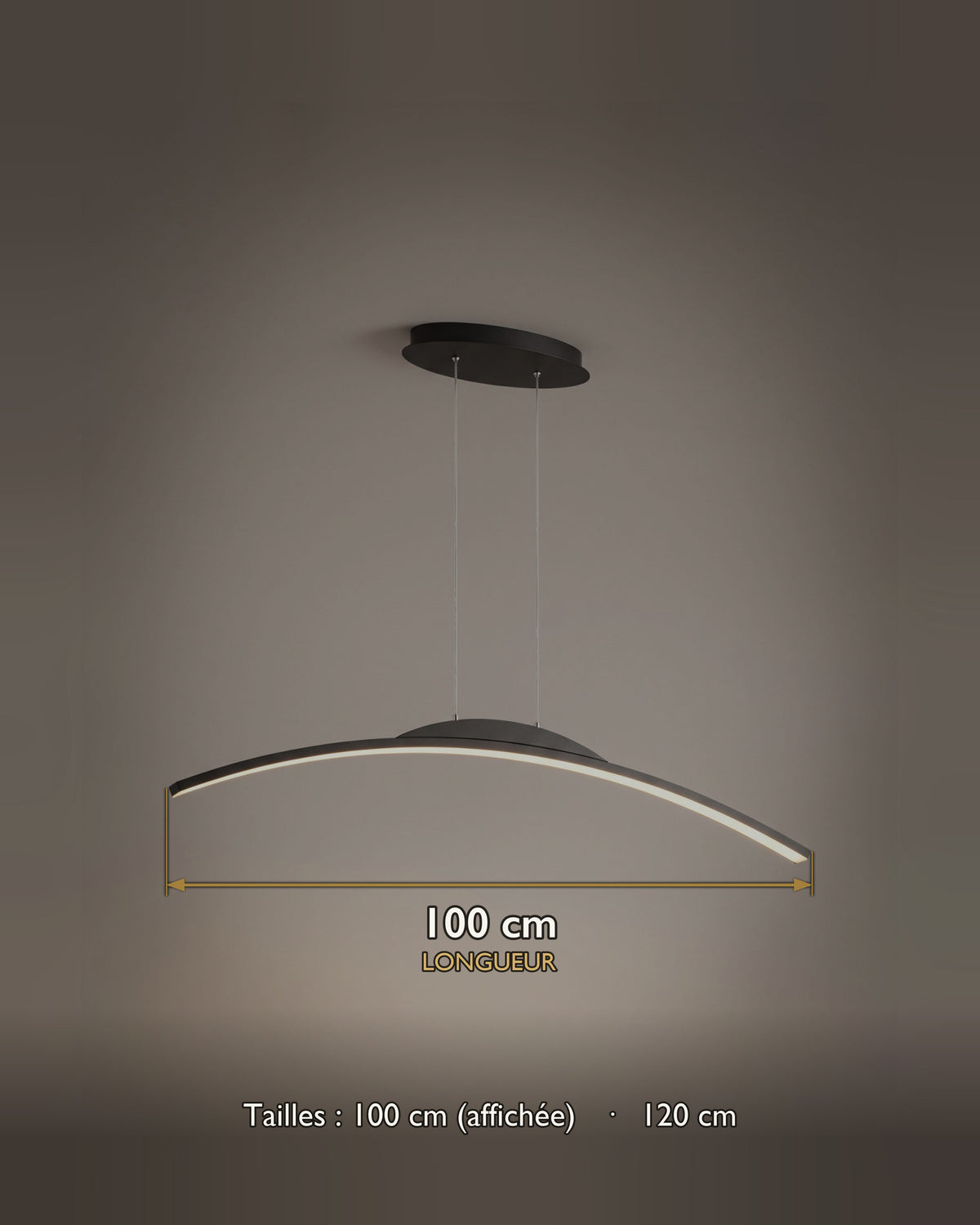 Suspension Sourire, 100 cm