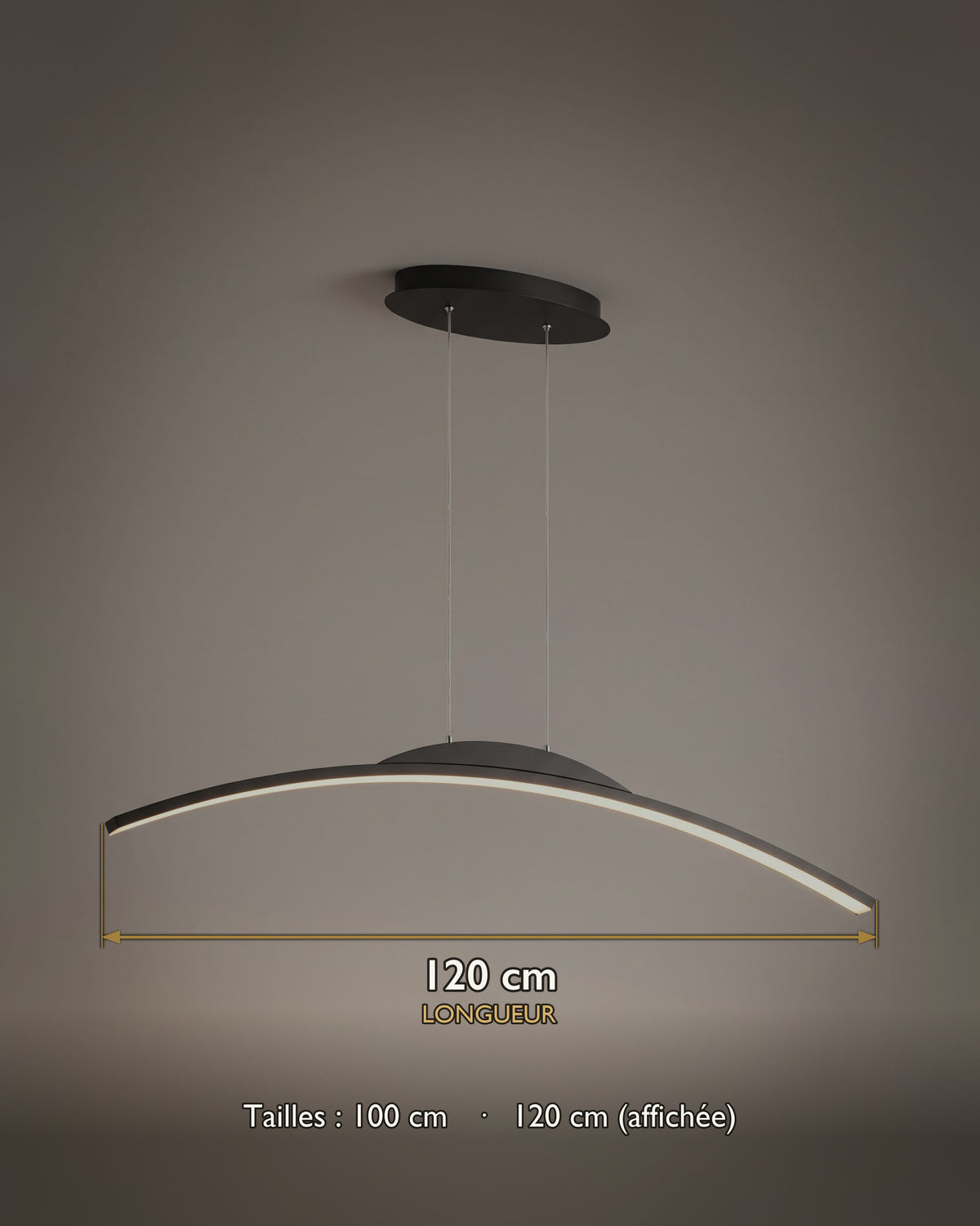Suspension Sourire, 120 cm