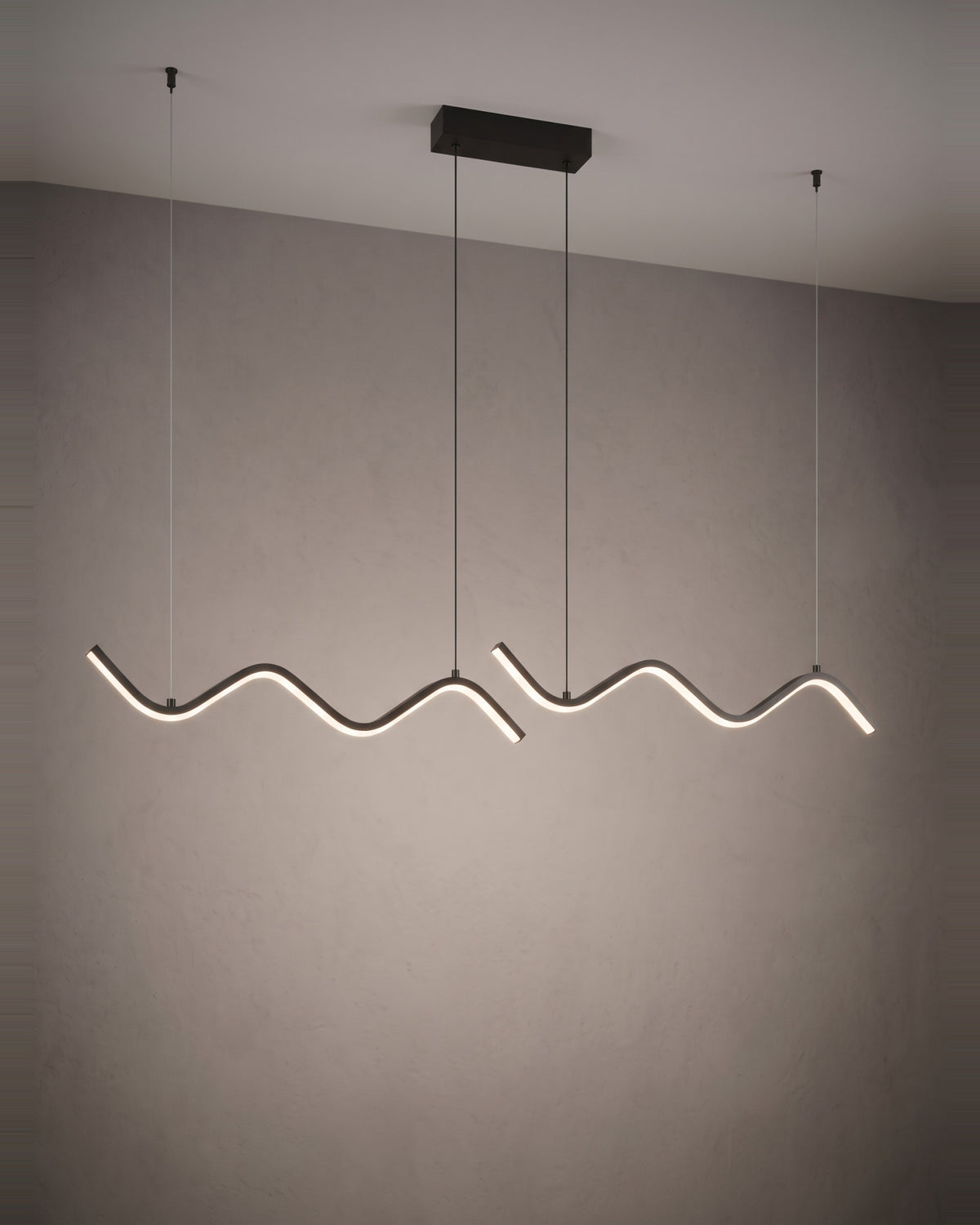 Suspension Sinusoïde vue sous un autre angle