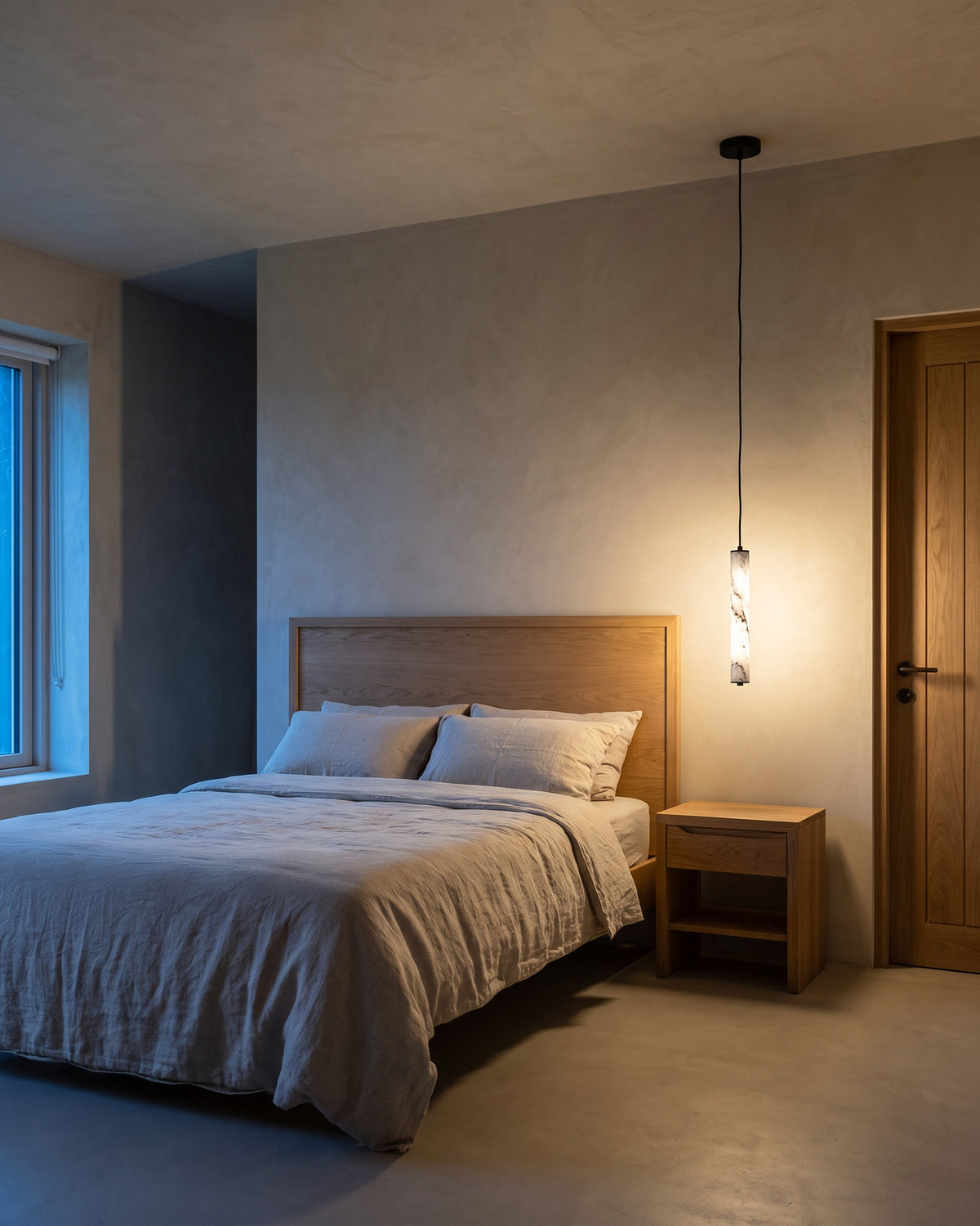 Suspension Veine dans une chambre, vue d'ensemble qui montre sa taille réelle