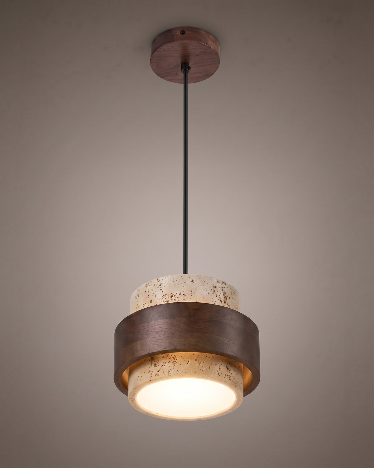 Suspension Tambour vu de dessous